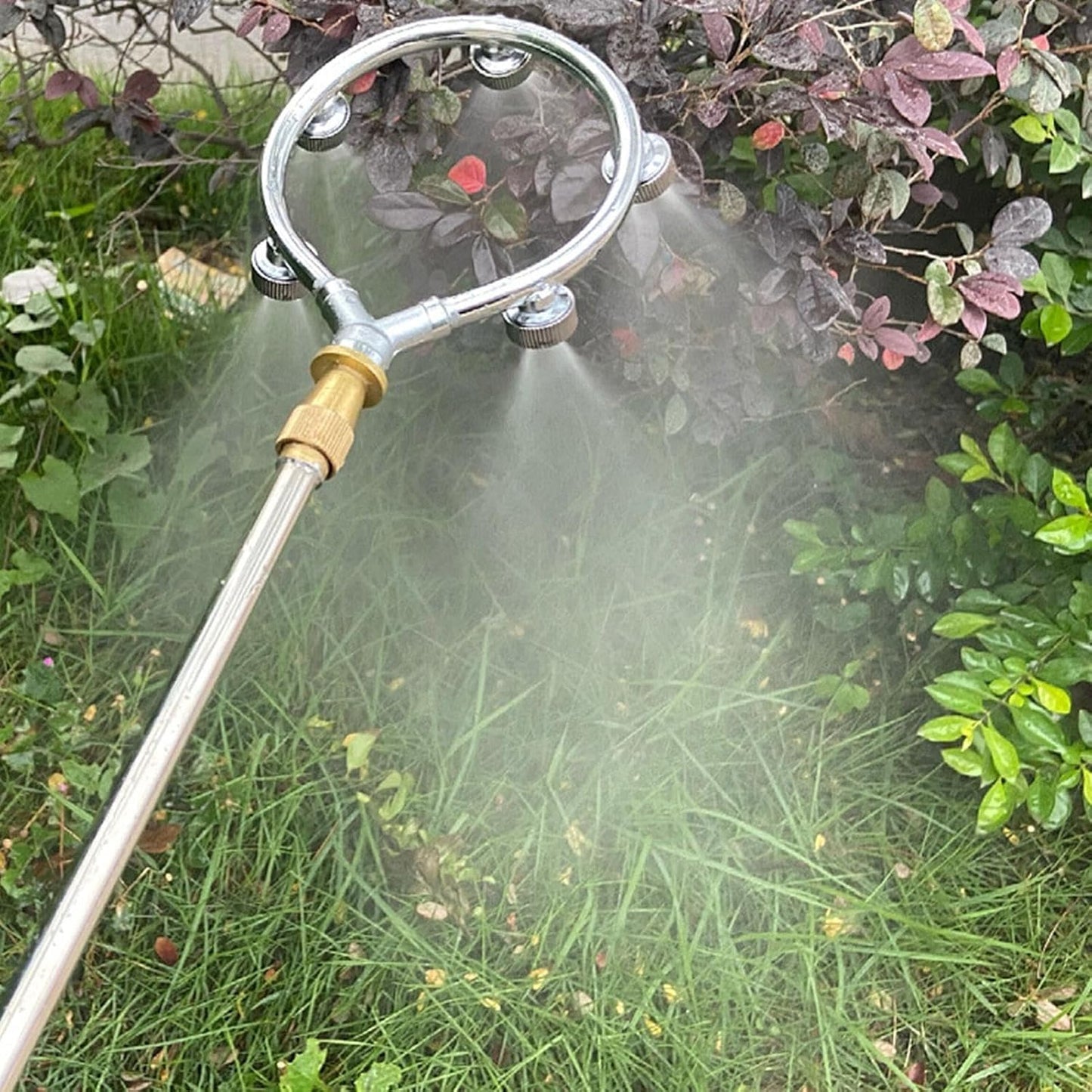 Boquilla Multiboquilla De Anillo De Acero Inoxidable De Alta Presión - Accesorio De Pulverización Eficaz Para El Riego De Jardines Para El Riego De Jardines