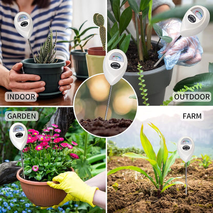 Medidor de Humedad Del Suelo para una Medición Precisa de la Humedad en el Suelo - Ideal para el Cuidado de las Plantas