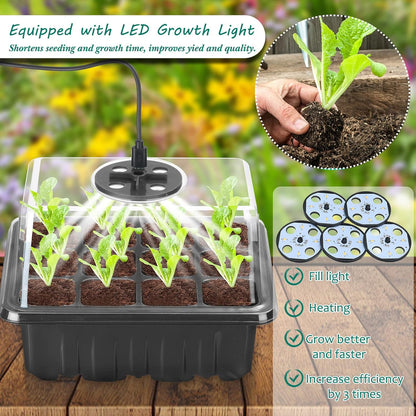 Set De Cultivo Con Luz - Set Completo Para El Cultivo Exitoso De Plantas Set De Cultivo Con Luz