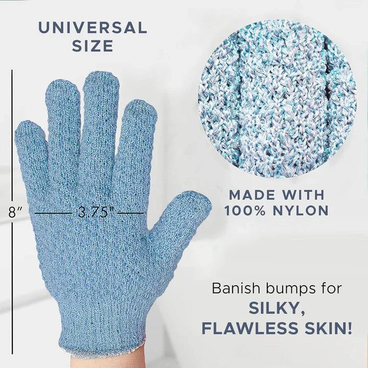 Guantes de Baño Exfoliantes - Set de 2