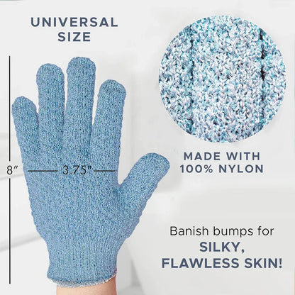 Guantes de Baño Exfoliantes - Set de 2