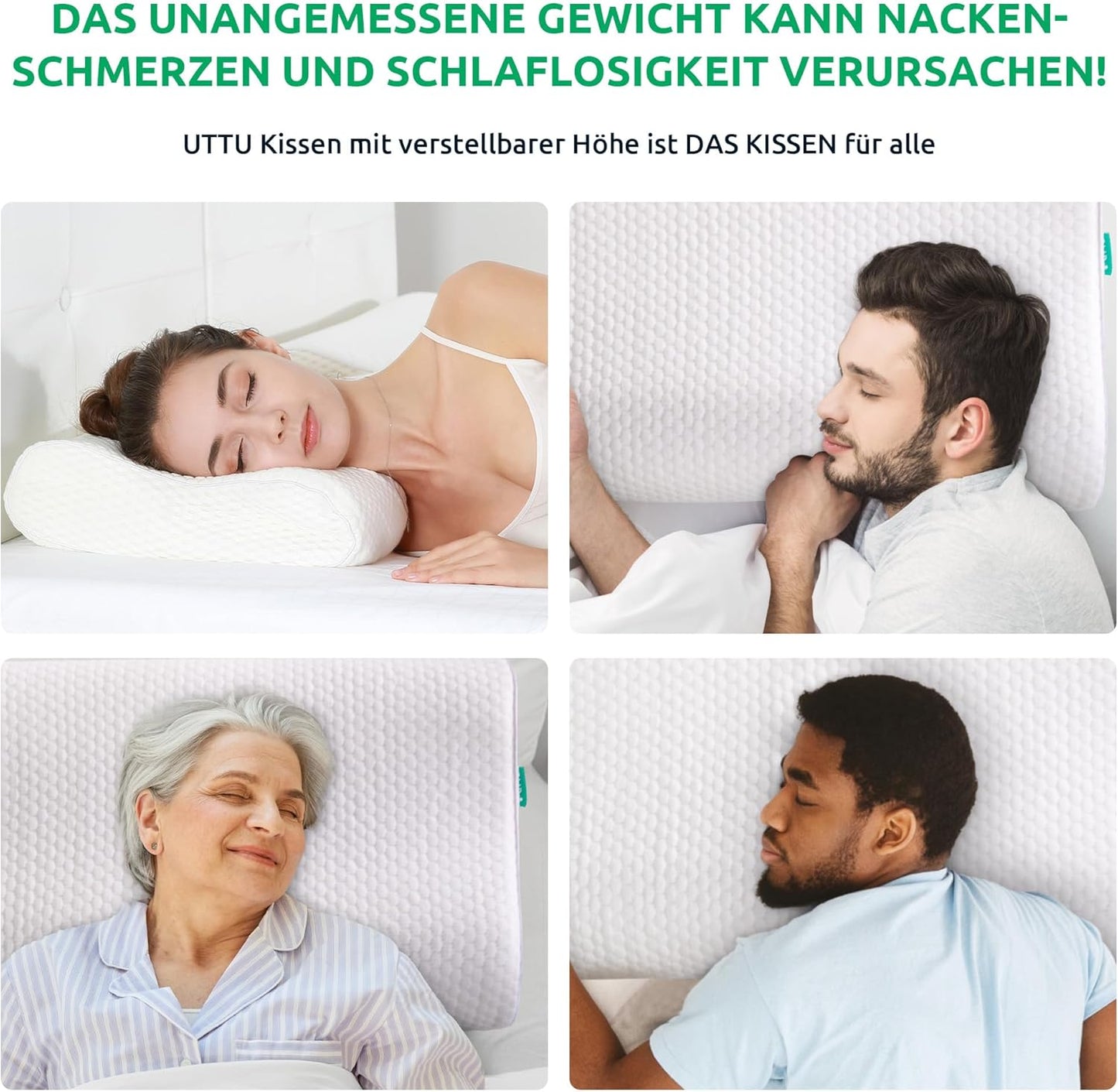 Almohada Cervical Ortopédica Ergonómica Almohada Cervical Ortopédica Ergonómica