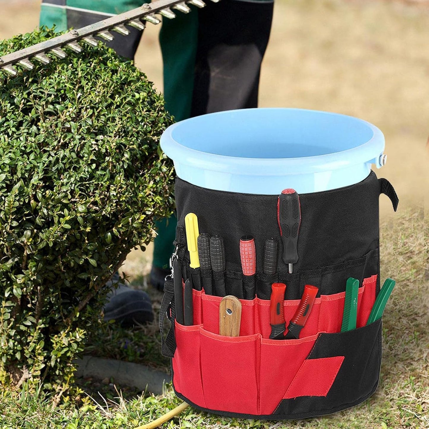 Bolsa De Almacenamiento De Herramientas De Jardín Multifuncional De 42 Bolsillos - Almacenamiento Grande Para Herramientas Bolsa De Almacenamiento De Herramientas De Jardín Multifuncional De 42 Bolsillos