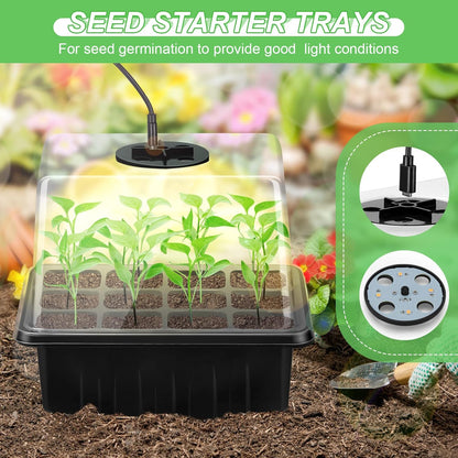 Set De Cultivo Con Luz - Set Completo Para El Cultivo Exitoso De Plantas Set De Cultivo Con Luz