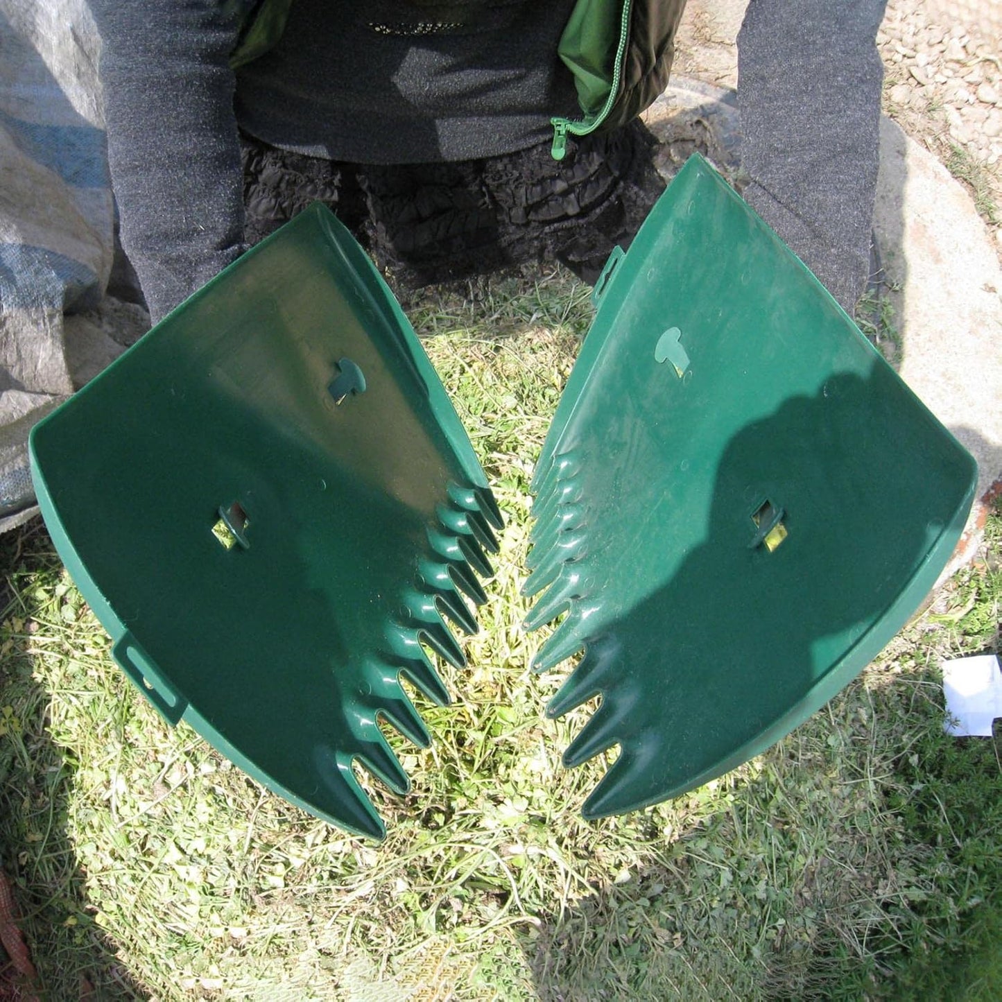 Prácticos Recogedores de Residuos de Jardín - Eliminación Ergonómica de Hierba y Hojas
