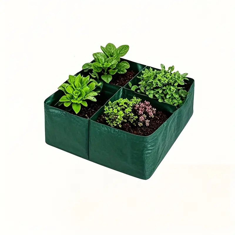 Bolsa de Plantación con Múltiples Compartimentos - Robusto Almacenamiento de Jardín para Plantas y Hierbas