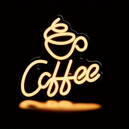 Señal De Neón De LED Para Café Para Decoración De Pared