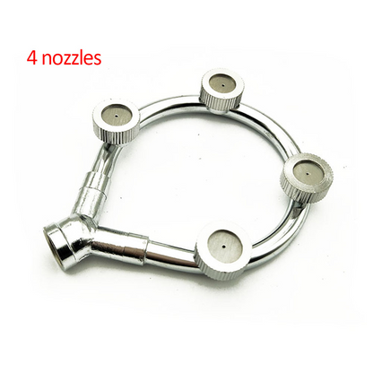 Boquilla Multiboquilla De Anillo De Acero Inoxidable De Alta Presión - Accesorio De Pulverización Eficaz Para El Riego De Jardines Para El Riego De Jardines