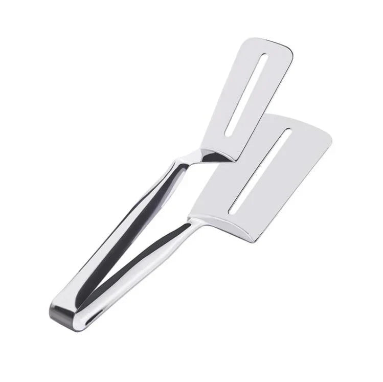 Volteador De Acero Inoxidable De Doble Cara Con Mango Antideslizante - Ideal Para Asar Y Asar A La Parrilla