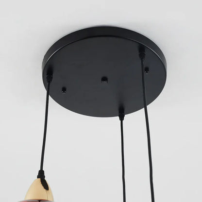 Elegante Lámpara Colgante de Triple Racimo