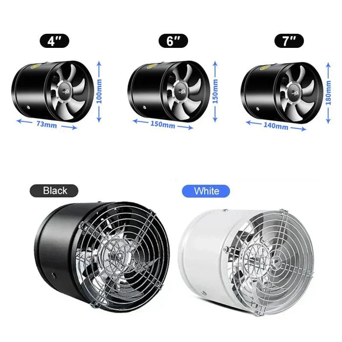 Ventilador de Extracción Potente y Silencioso