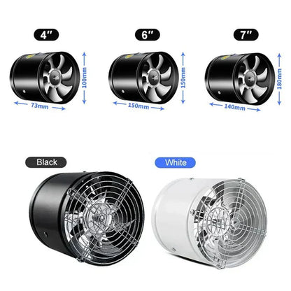 Ventilador de Extracción Potente y Silencioso