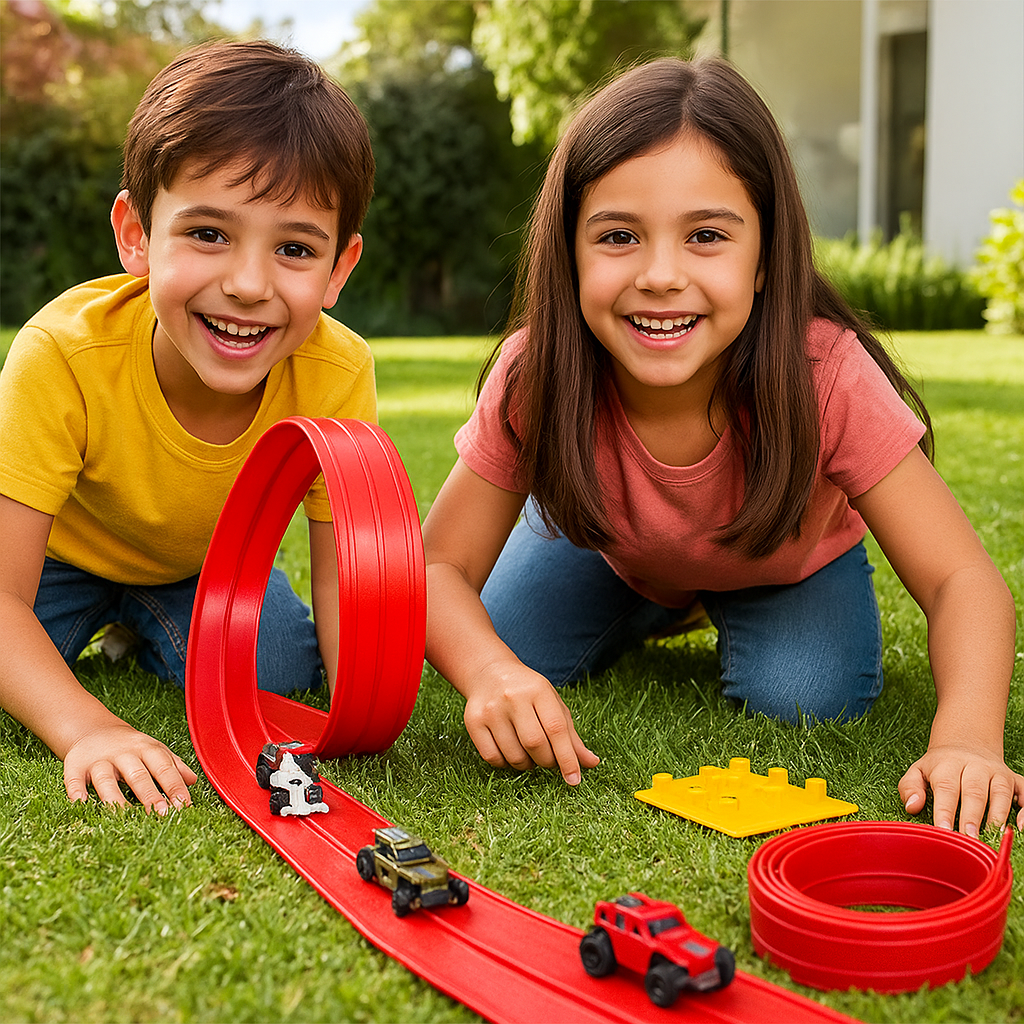 Set de pista de carreras flexible