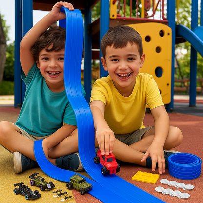 Set de pista de carreras flexible