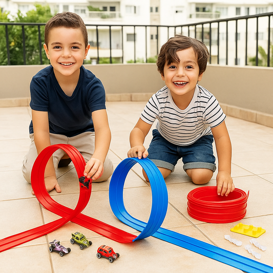 Set de pista de carreras flexible