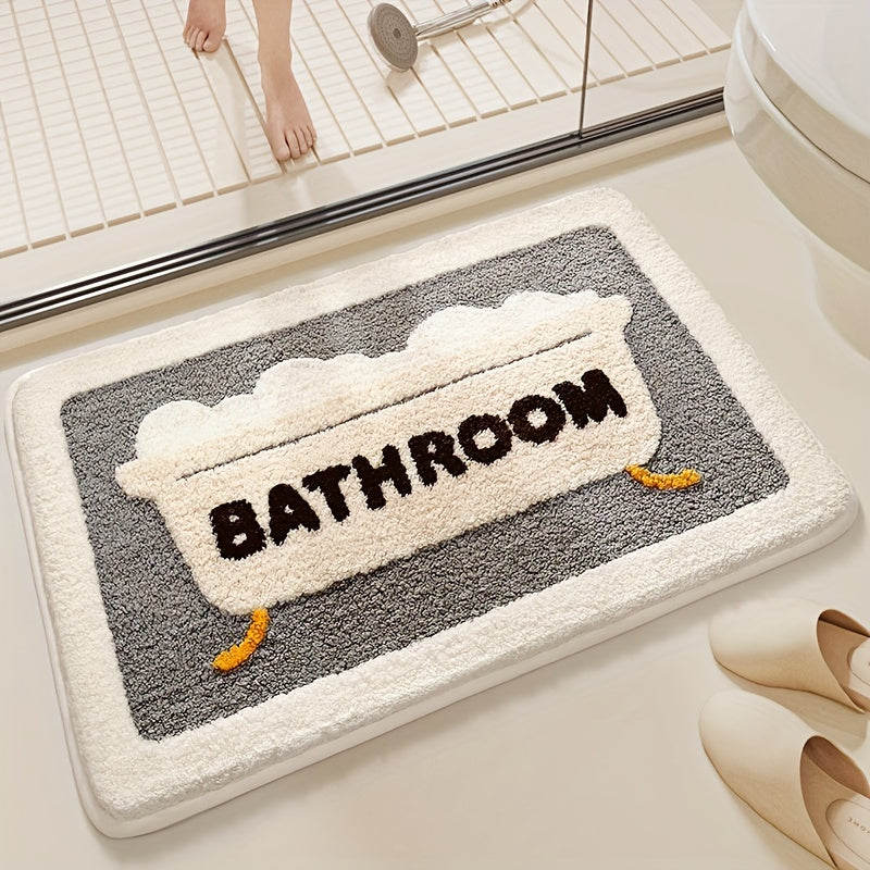 Mantel De Baño Suave Y Antideslizante Con Gran Capacidad De Absorción