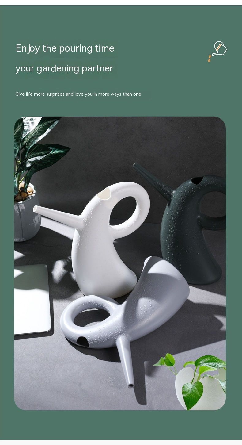 Cuenco Vertedor Con Caño Prolongado - Elegante Diseño Para Un Riego Preciso Preparación De La Superficie Del Cuenco