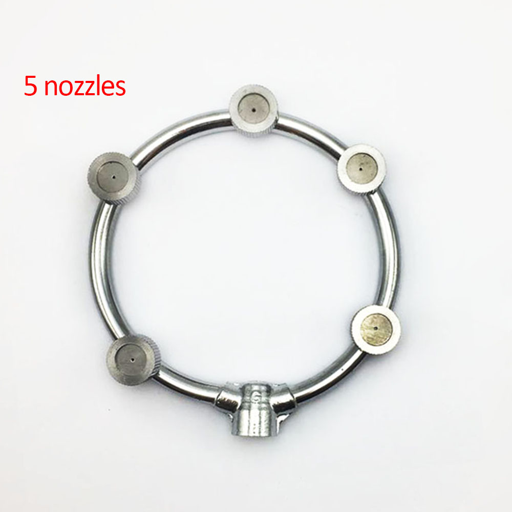 Boquilla Multiboquilla De Anillo De Acero Inoxidable De Alta Presión - Accesorio De Pulverización Eficaz Para El Riego De Jardines Para El Riego De Jardines