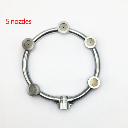 Boquilla Multiboquilla De Anillo De Acero Inoxidable De Alta Presión - Accesorio De Pulverización Eficaz Para El Riego De Jardines Para El Riego De Jardines