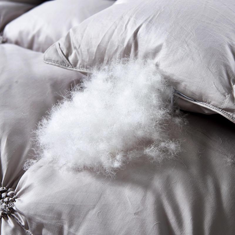 Lujoso Edredón Acolchado Fabricado con Plumón Puro Peluche de Plumas