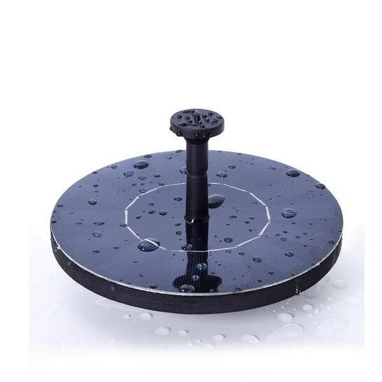 Fuente Burbujeante con Panel Solar Burbujeador de Agua Alimentado por Energía Solar para Baños de Pájaros