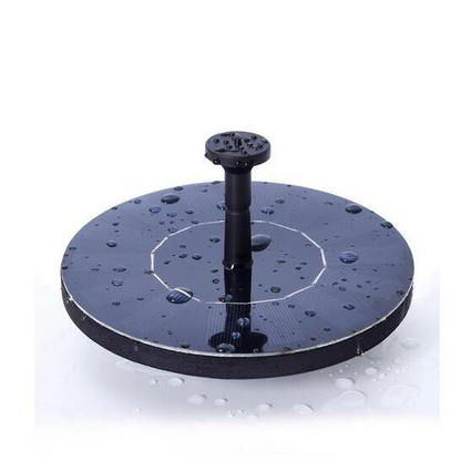 Fuente Burbujeante con Panel Solar Burbujeador de Agua Alimentado por Energía Solar para Baños de Pájaros