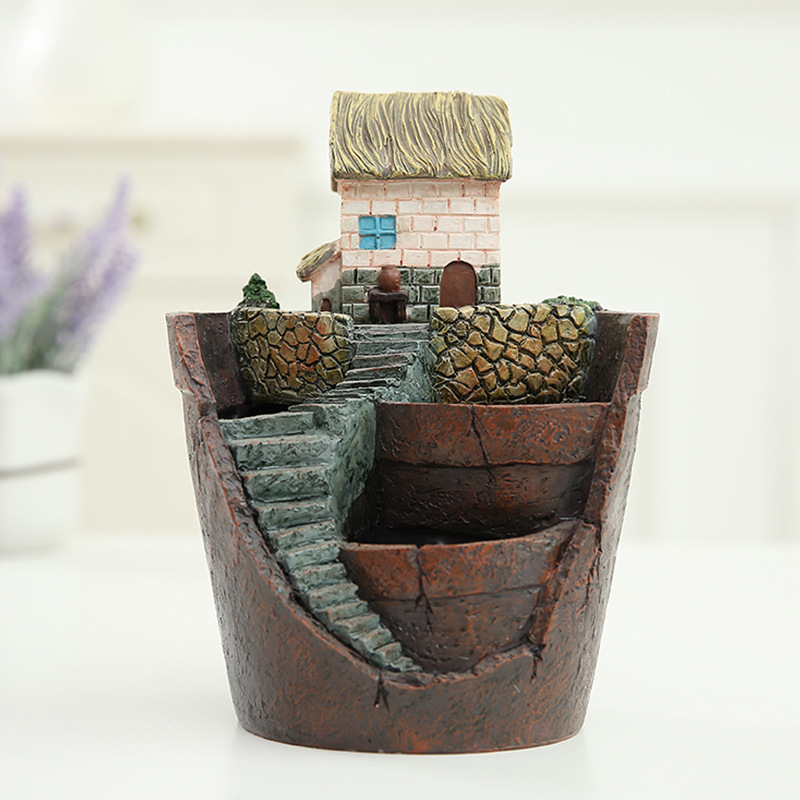 Maceta Decorativa de Plantas Suculentas para Mini Jardín - Maceta Bonsái para Micro Paisaje y Jardín