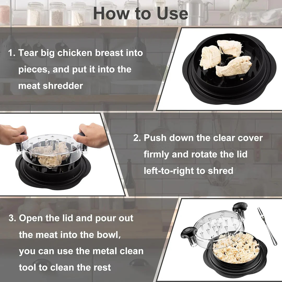 Ergonómico Triturador De Pollo Perfecto Para La Cocina
