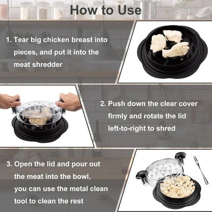 Ergonómico Triturador De Pollo Perfecto Para La Cocina