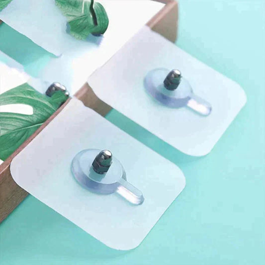 Ganchos De Pared Autoadhesivos Con Hilo | Para Una Sujeción Segura Y Un Uso Versátil