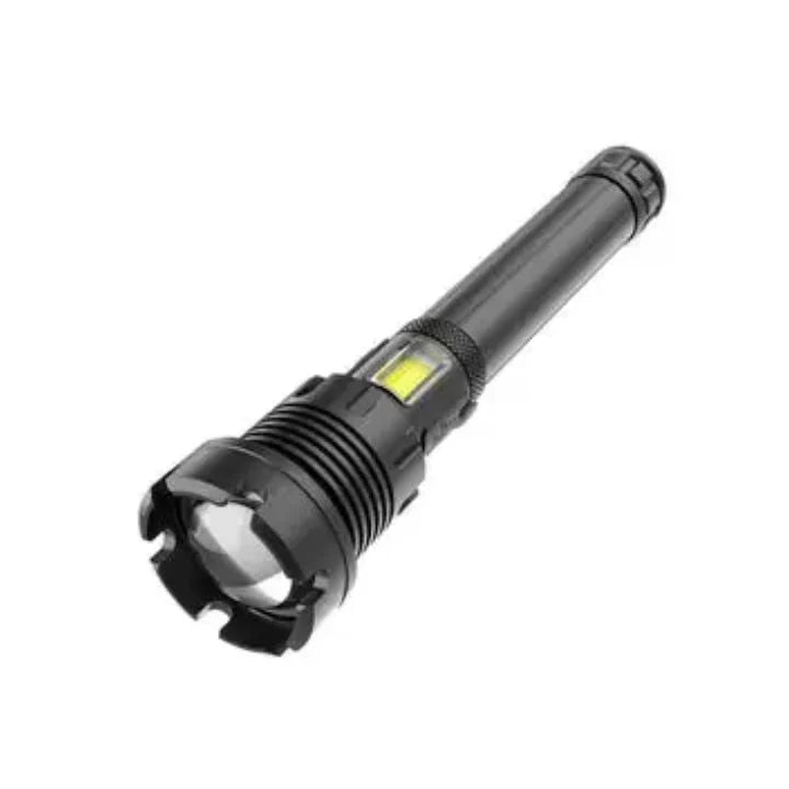 Antorcha Táctica - Linterna Led con Zoom y Función Powerbank