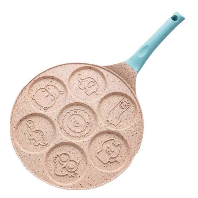 Sartén De Desayuno Para Niños - Divertidos Moldes Para Tortitas Y Huevos Fritos