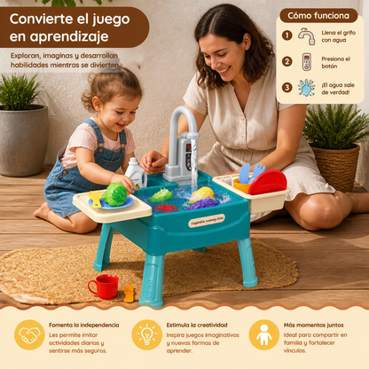 Water Wonder – Cocina de Juguete con Grifo Mágico de Agua