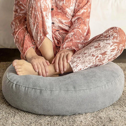 Cojín Redondo Para Meditación Y Yoga - Cómodo Cojín De Suelo Para Relajación Y Confort Cojín Redondo Para Meditación Y Yoga