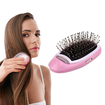 Cepillo de Iones - Cepillo Eléctrico Antiestático para un Cabello Suave y Sano