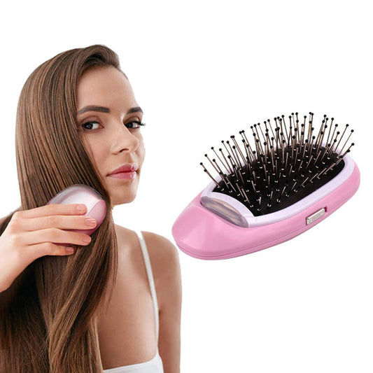 Cepillo de Iones - Cepillo Eléctrico Antiestático para un Cabello Suave y Sano
