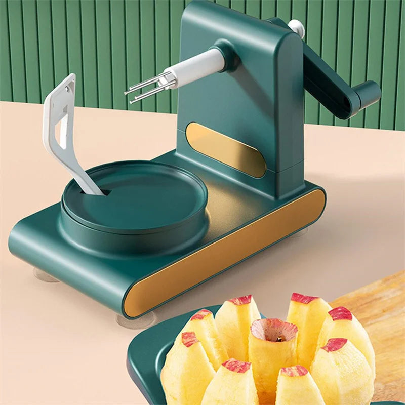 Sencillo Pelador de Verduras y Frutas con Manivela Manual - para Pelar sin Esfuerzo para Pelar sin Esfuerzo