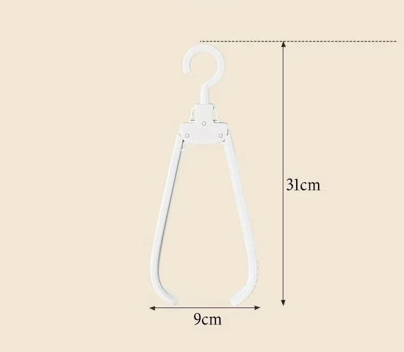 Práctica Percha Plegable para Colgar la Ropa