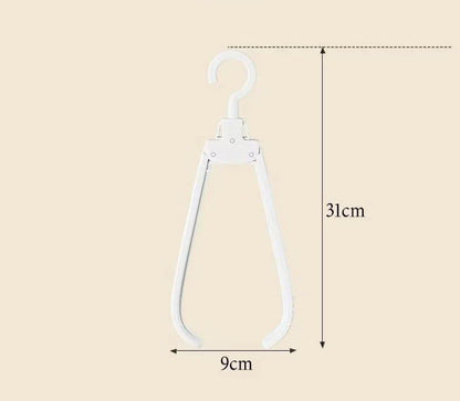 Práctica Percha Plegable para Colgar la Ropa