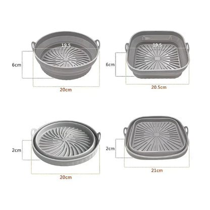 Inserto De Silicona Resistente Al Calor Para Freidoras De Aire Caliente Con Revestimiento Antiadherente Para Freidoras De Aire Caliente Con Revestimiento Antiadherente