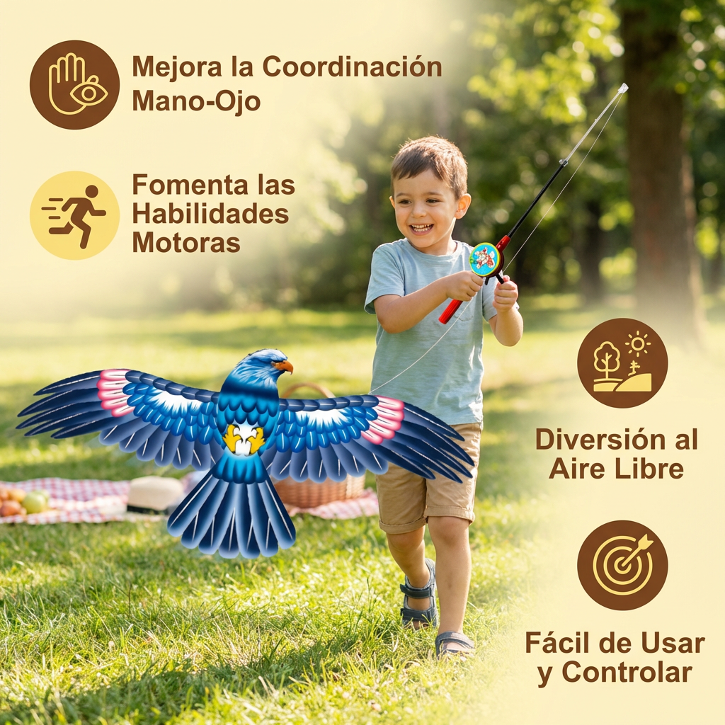 Cometa de Alas Batientes para Niños – Mejora la Coordinación y las Habilidades Motoras