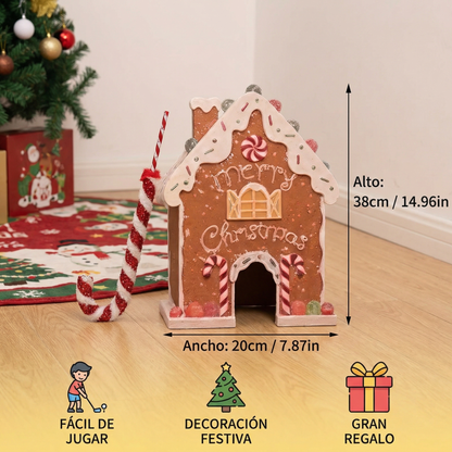 Juguete de golf navideño de jengibre