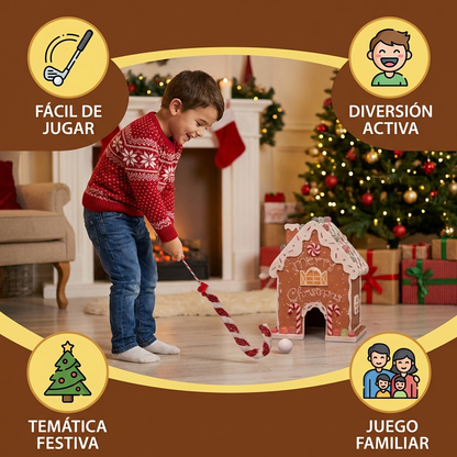 Juguete de golf navideño de jengibre