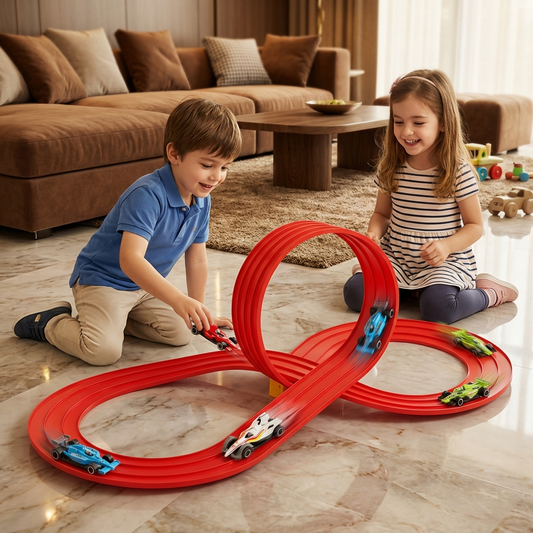 Set de pista de carreras flexible