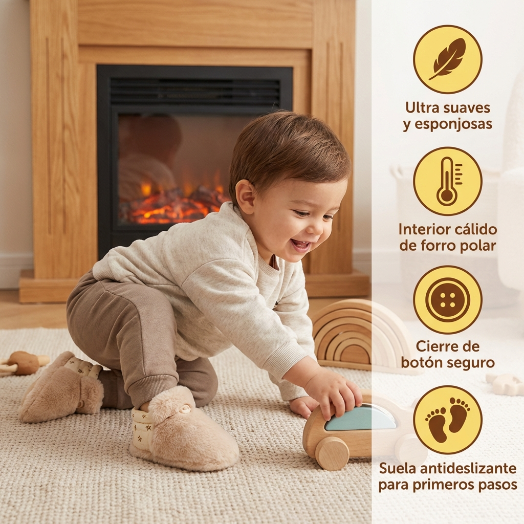Zapatillas de calcetín suaves para bebés