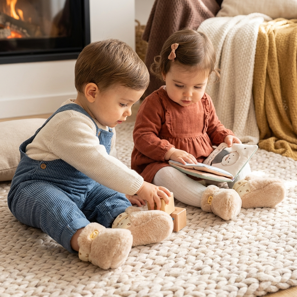 Zapatillas de calcetín suaves para bebés
