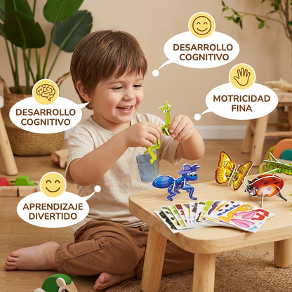 Set de rompecabezas 3D de dibujos animados para niños