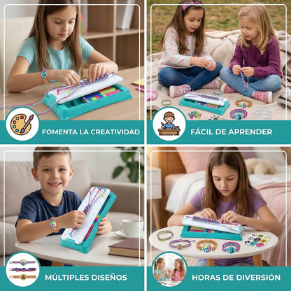 Set creativo para trenzar pulseras