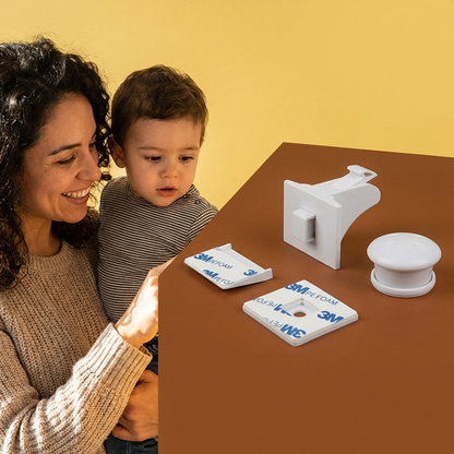 Juego de cierres magnéticos de seguridad infantil para armarios y puertas