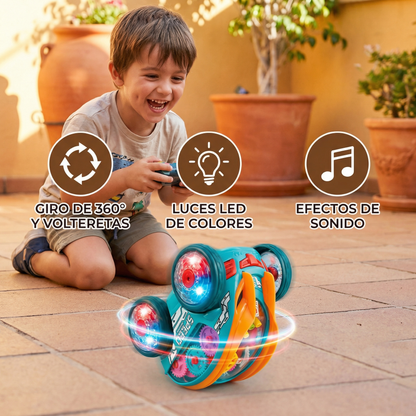 Coche acrobático luminoso